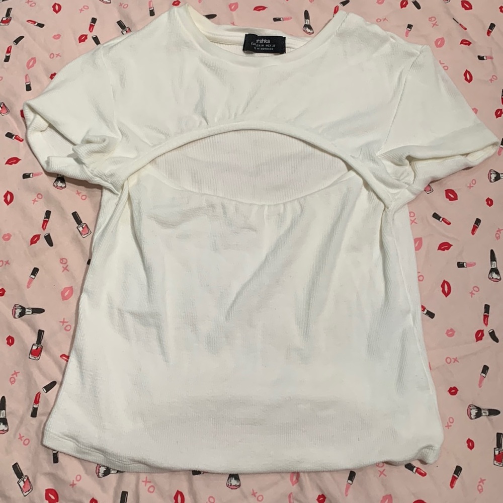 Bershka white tee